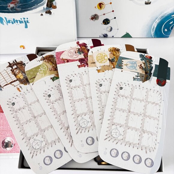 Tokaido Namiji Board Game Funforge NAMUS01 Sailing Fishing Japan Complete - Picture 9 of 10